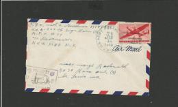 Enveloppe 1945 USA Avec Cachet De Censure Militaire Et Cachet "US Postal Army" - Lettres & Documents