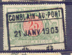 F739 Belgie Spoorwegen , Chemin De Fer , Stempel  COMBLAIN-AU-PONT - 1895-1913
