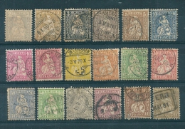 Switzerland 1862 SG  52-60a Used - Usados