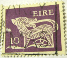 Ireland 1977 Stylised Dog 10p - Used - Usati