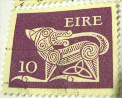 Ireland 1977 Stylised Dog 10p - Used - Usados