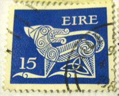 Ireland 1980 Stylised Dog 15p - Used - Usados