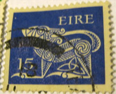 Ireland 1980 Stylised Dog 15p - Used - Usados