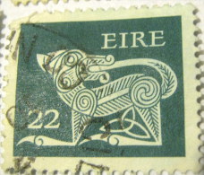 Ireland 1981 Stylised Dog 22p - Used - Oblitérés