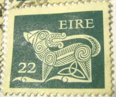 Ireland 1981 Stylised Dog 22p - Used - Oblitérés