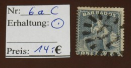 Barbados   Michel  Nr:   6 AC   Gebraucht   #3391 - Barbades (...-1966)