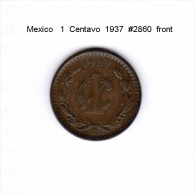 MEXICO    1  CENTAVO  1937  (KM # 415) - México