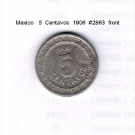 MEXICO    5  CENTAVOS  1906  (KM # 421) - Mexiko