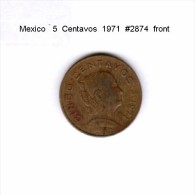 MEXICO    5  CENTAVOS  1971  (KM # 427) - Mexiko