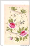 CARTE CELLULOIDE FLEURS REF 13692 - Sonstige & Ohne Zuordnung