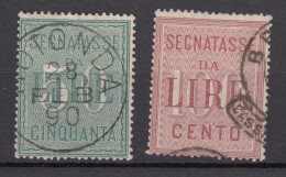 Regno D'Italia - Segnatasse N. 15 E 16 - Usati - Postage Due
