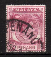 MALAYA PENANG - 1949/52 YT 9 USED - Penang