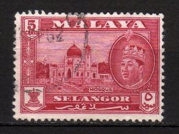 MALAYA SELANGOR - 1961/62 YT 82 USED - Selangor