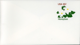 STATI UNITI UNITED STATES STATIONERY COVER 15 C 1980 HONEYBEE - 1961-80