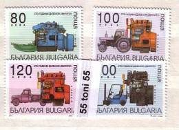 BULGARIA / Bulgarie  1997 Diesel Engine Tractor / Truck  4v.-MNH - Camiones