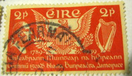 Ireland 1939 150th Anniversary Of US Constitution 2p - Used - Oblitérés