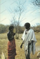 ETHIOPIA,BIBBINNA, FOLKLORE, ETHNIC,naked Girls,filles,Etiopia  Vintage Old Postcard - Non Classificati