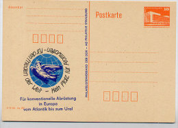 DDR P86I-33-89I C63 Privater Zudruck WELTFRIEDENSTAG Stralsund 1989 - Cartes Postales Privées - Neuves