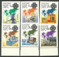 La Hongrie Neufs Sans Charniére Avec Des Taches   WORLD COMMUNICATIONS YEAR - Unused Stamps