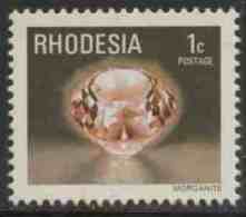 Rhodesia Rhodesien 1978 Mi 206 YT 300 Sc 393 ** Morganite –variety Of Beryl - Gemstone / Schmucksteine,Edelsteine/ Gemme - Rhodésie (1964-1980)