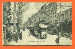 Dpt  06  Nice  "  Avenue De La Gare  " Tramway - Transport (road) - Car, Bus, Tramway
