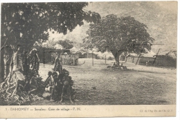 Savalou (Bénin) : Réunion De Villageois Sous L'arbre En 1920 (lanimé) PF. - Benín