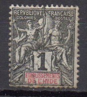 Inde - 1892 - N° Yvert : 1 - Usados