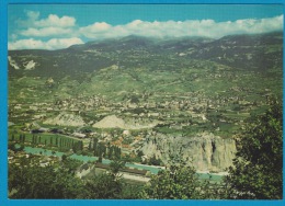 Sierre, Vue Générale Avec Les Usines D´Alusuisse (Alcan) Et Le Couvent De Géronde Et Chippis - Chippis