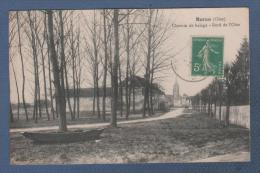 60 OISE - CP BORAN - CHEMIN DE HALAGE - BORD DE L´OISE - COLLECTION TRAMONI - CIRCULEE EN 1911 - Boran-sur-Oise