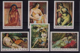 YUGOSLAVIA Paintings, Nudes - Desnudos
