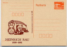 DDR P86II-19a-89 C52  Privater Zudruck HEINRICH RAU Wildau 1989 - Cartes Postales Privées - Neuves