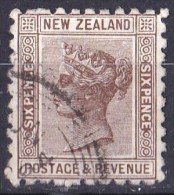 New Zealand 1882 6d Postage & Revenue Used - - Oblitérés