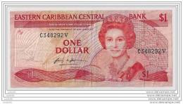 1 Dollar (non Daté) N° C348292V - EASTERN CAIBEAN CENTAL BANK - Caraïbes - - East Carribeans