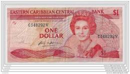 1 Dollar (non Daté) N° C348292V - EASTERN CAIBEAN CENTAL BANK - Caraïbes - - Caribes Orientales