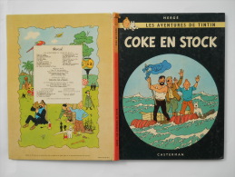 TINTIN - COKE EN STOCK - B42 - 1975 - ETAT MOYEN - Tintin