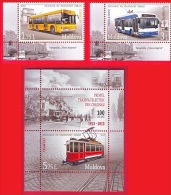 Moldova, Block + 2 V., Public Transport, 2013 - Busses