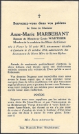FREUX ..-- Anne - Marie MARBEHANT , épouse De Louis WAUTHIER , 1931 . Décédée à LOUVAIN En 1955 . - Libramont-Chevigny