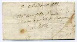 Lettre De Lille  écrite Le  7 Janvier 1694 / Dept Du Nord - ....-1700: Precursors