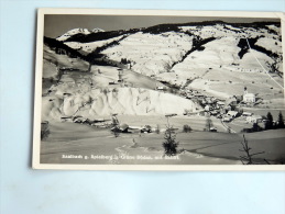 Carte Postale Ancienne :  SAALBACH G. Spielberg Böden , Timbre 1957 - Saalbach