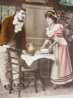 1910CPA:papier Glaçé "Jean Est Bien ! Alors Taisez-vous ! Ça Sent Bon Ici ! Qu´est-ce Que C´est Que ça? — Jeannette C´e - Valentinstag