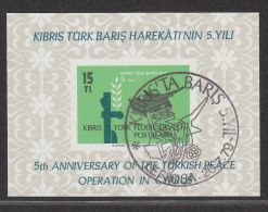 CYPRUS-TURQUEY USED MICHEL BL 1 - Oblitérés