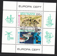 CYPRUS-TURQUEY USED MICHEL BL 4 EUROPA - Oblitérés