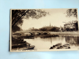 Carte Postale Ancienne : BEDFORD , Town Bridge & Swan Hotel , Stamp 1929 - Bedford