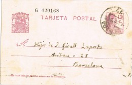 5110. Entero Postal LERIDA 1935, Republica - 1931-....