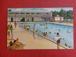 North Carolina > Shelby--The City Park Pool   Not Mailed   Ref-1075 - Asheville