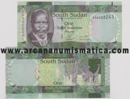 SOUTH SUDAN  /  SUDAN DEL SUR  1 Pound  2.011   SC / UNC     DL-10.041alemania - Sudan