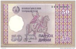 Tagikistan - Banconota Non Circolata Da 50 Dirams - 1999 - Tadschikistan