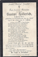 DIFFERDINGEN ..-- Gustav HOLLERICH , Schneider , 1896 , 1913 . - Differdange