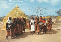 AFRICA,ETHIOPIA,SCIAMBUCC O, DANCE,NUDE WOMAN, ETHNIC,FOLKLORE, Etiopia, Vintage Old Postcard - Non Classificati