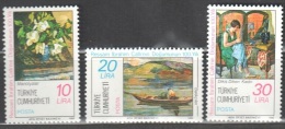 Turkey 1982 Art Painting Michel 2595-2597 MNH (**) - Neufs